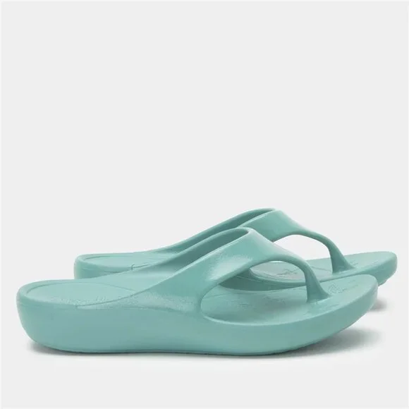 EUC Alegria Recovery Ode Aqua Gloss Sandals US Size 6/6.5 (EU 36) - Picture 5 of 14